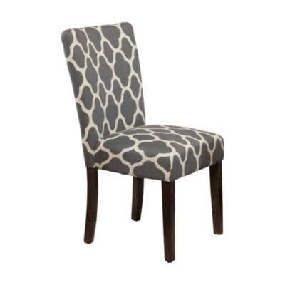 Homepop Parsons Classic Upholstered Accent Dining Chair Set Of 2 Grey And Cream Geometric Com Homepop Parsons Classic Upholstered, Homepop Parsons Upholstered Dining Chairs