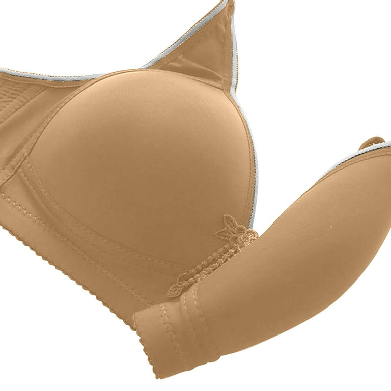 JGTDBPO Wireless Bras For Women Seamless Underwear Gathered