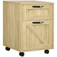 thumbnail image 1 of Vinsetto 2 Drawer File Cabinet with Hanging Bars for Letter A4 Size Natural, 1 of 10