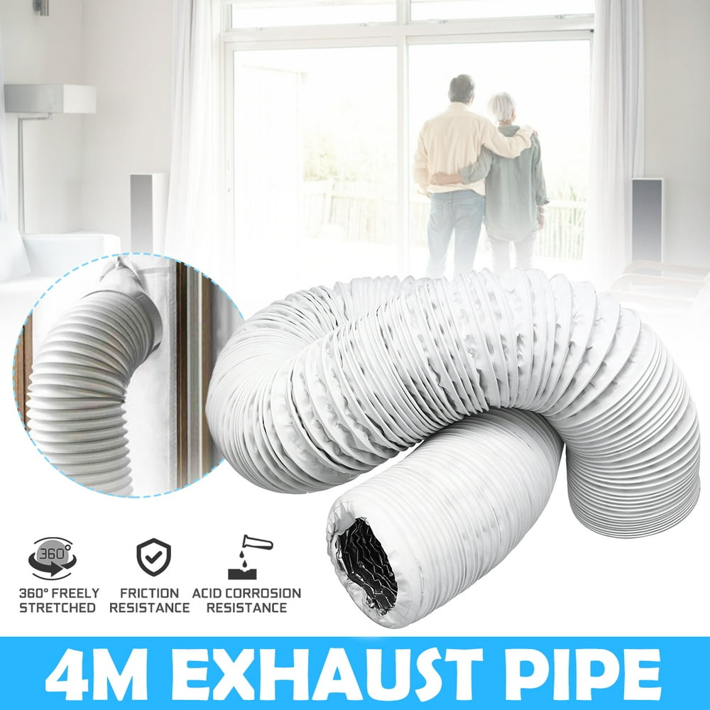 10 Size Available 13FT White Flexible Exhaust Tube Portable Air