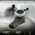 thumbnail image 2 of Sensor de asistencia de estacionamiento reverso para Chrysler 200 2015-2017 No.1TK84AXRAA, 2 of 7