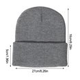 thumbnail image 2 of Minnieouse Gorros Beanie Gorros de punto Unisex Skullcap manga hilo multifuncional a prueba de viento accesorios para el cabello para deportes al aire libre Sombreros TYPE2 Minnieouse AP010147-29, 2 of 5
