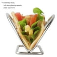 thumbnail image 6 of Jiaroswwei Taco Holder Non-stick Easy to Clean Space Saving BPA-free Smooth Edges Food Protector Stainless Steel Drip Tray Burrito Stand for Restaurant, 6 of 7