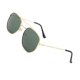 thumbnail image 3 of Gafas de Sol Nikou con Montura de Metal Doble Puente Lentes Verde Oscuro, 3 of 12