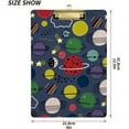 thumbnail image 3 of FMSHPON Space Planet Shooting Star Clipboard Hardboard Wood Nursing Clip Board and Pull for Standard A4 Letter 13x9 inches, 3 of 5