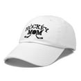 thumbnail image 5 of Dalix Hockey Mom Embroidered Womens Cotton Dad Hat Baseball Cap Adjustable in White, 5 of 5