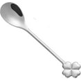 thumbnail image 1 of 304 Stainless Steel Four-leaf Clover Spoon Rose Heart Shaped Wing Spoon, 1 of 5