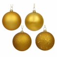 thumbnail image 2 of Vickerman 3" Antique Gold 4-Finish Ball Ornament Assortment, 16 per Box, 2 of 3