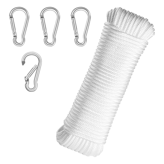 High-Quality Weatherproof Flagpole Accessories: 20M Nylon Flag Rope