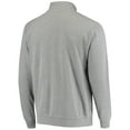 thumbnail image 3 of Men's Colosseum Heathered Gray Oklahoma Sooners Tortugas Logo Quarter-Zip Jacket, 3 of 3