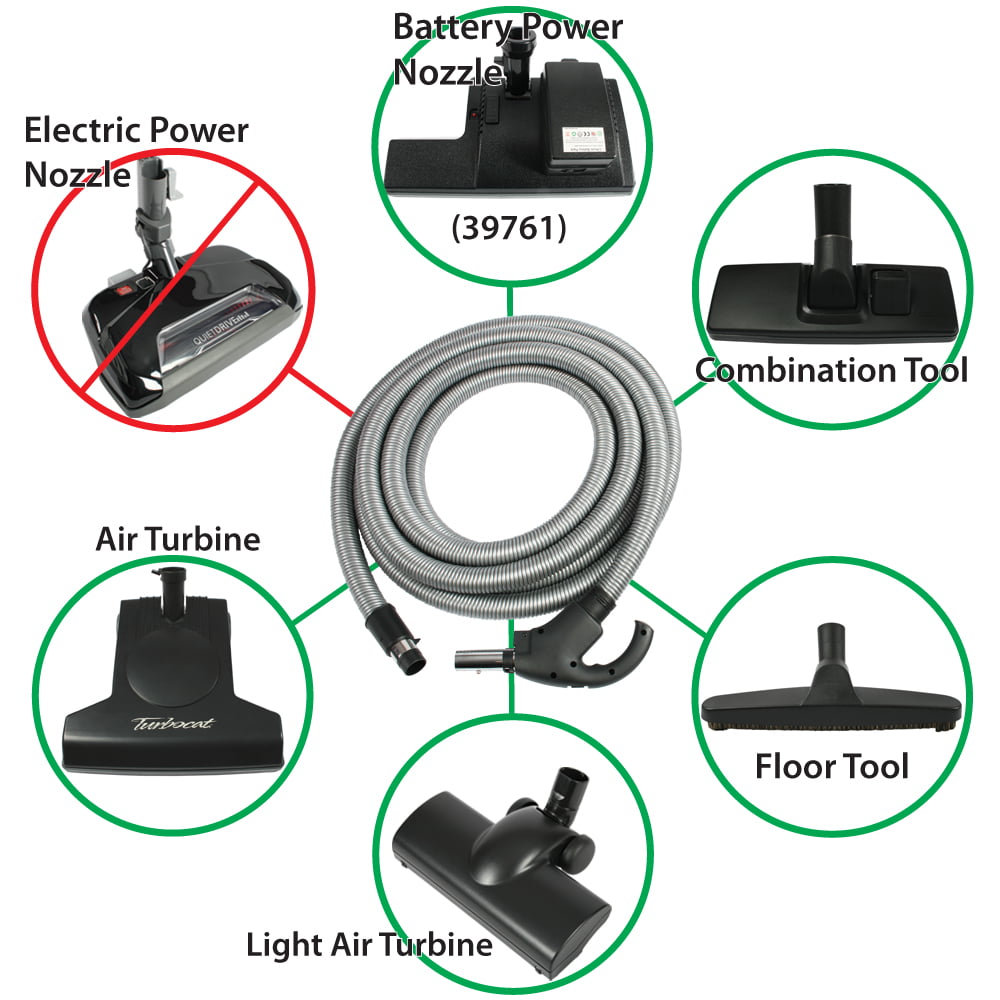 Details about   Cen-Tec Systems 93048 Central Vacuum Kit with Switch Control Hose 40 Ft 