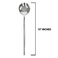 thumbnail image 2 of 24 Piece Set of Disposable Plastic Silver Novelty Serving Spoon & Spork for Dinner Parties, Wedding, Thanksgiving, 2 of 4