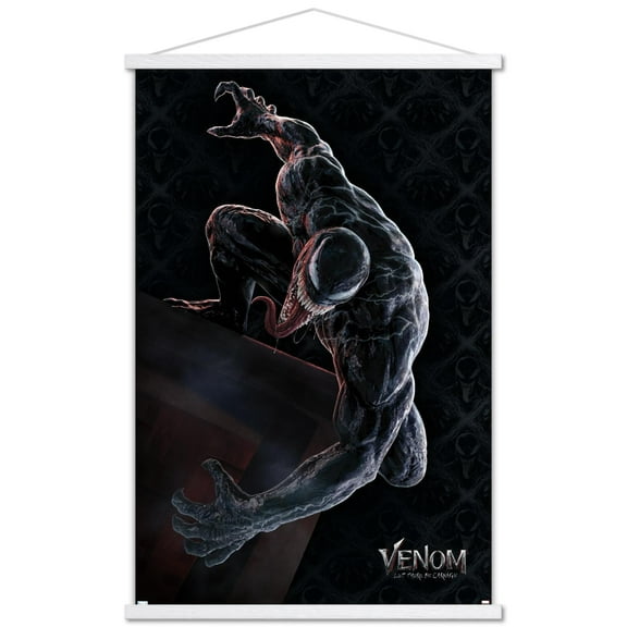 Marvel Venom: Let There be Carnage - Roof Wall Poster with Wooden Magnetic Frame, 22.375" x 34"