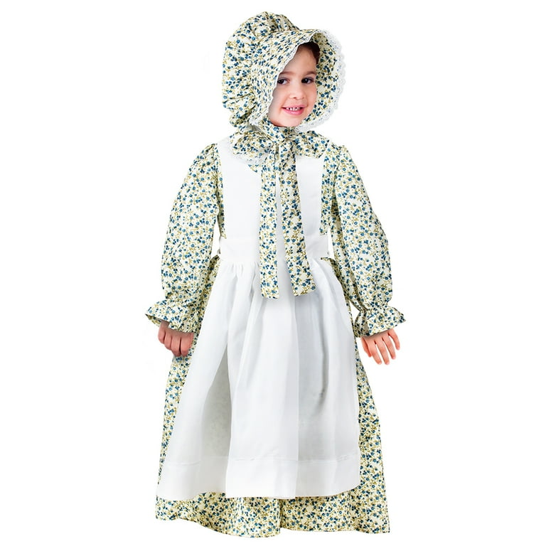 Dress Up America Pioneer Costume For Girls - Colonial Prairie