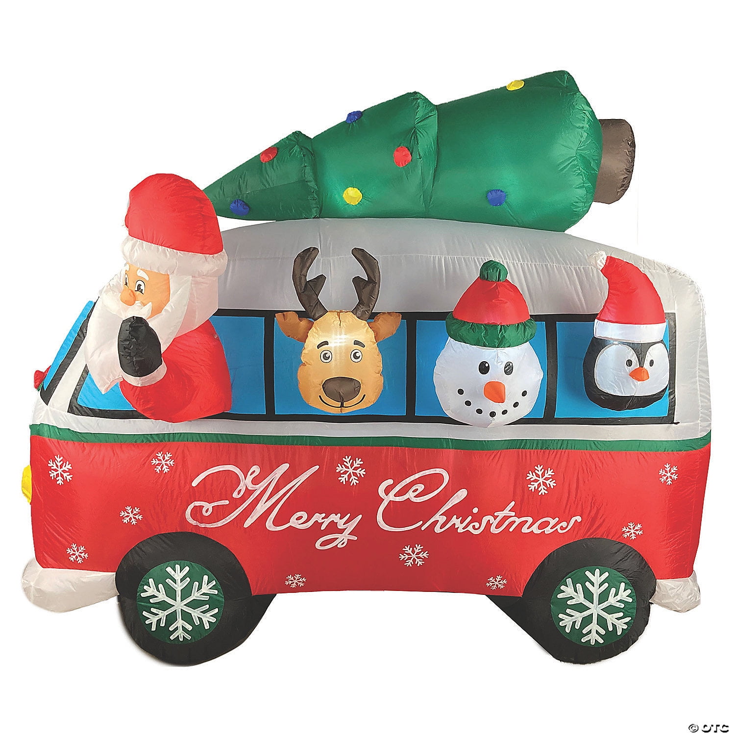 洋書 Portable Holidays: man&Santa 7 ft. Santa Vintage Van Inflatable Decoration - Walmart.com