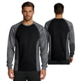 thumbnail image 2 of RongHuan Raglan Shirt for Men Soft Sports T-Shirt Color Block Long Sleeve Baseball Shirts Round Neck Running Tops, 2 of 9
