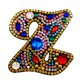 thumbnail image 1 of 1 Uds. Llaveros de taladro completo, arte artesanal, colgante de diamantes de imitación, decoración para bolso de teléfono FLhrweasw Nuevo, 1 of 7