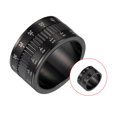 thumbnail image 2 of EeaseCA 1PC 12MM Titanium Steel Ring Rotating Camera Lens Ring Stylish Finger Ring Creative Camera Lens Finger Ring Unisex Finger Ring Size 10 Black, 2 of 7