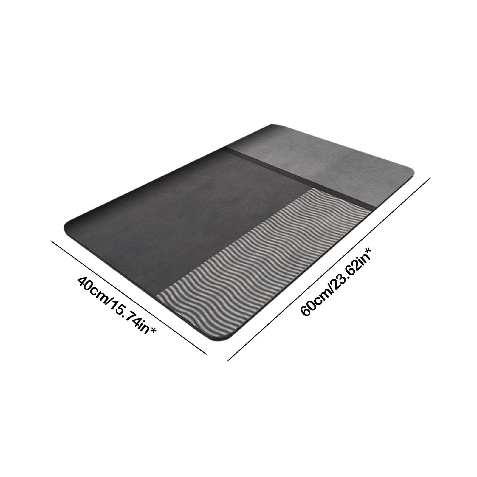 Lot De 2 Tapis Diatomite SOLUSTRE – Séchage Rapide, Antidérapant, Pour Lavabo, Brosse à Dents, Verres – Salle De Bain