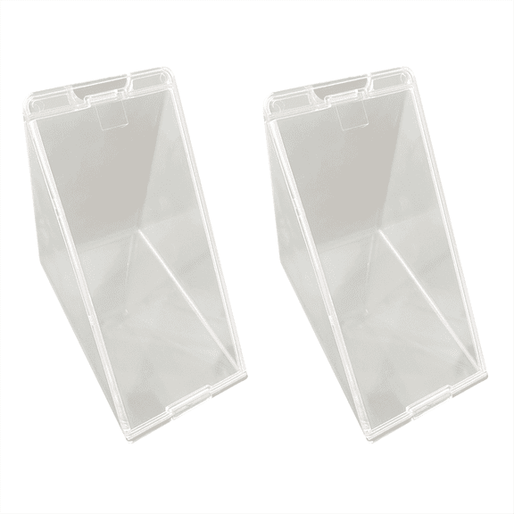 Triangle Sandwich Container Reusable Washable Box Clear Boxes 2PCS