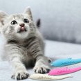 thumbnail image 1 of Fiudx Juguete para Gatos con Forma de Pez de Menta Suave, Rellenable con Hierba Gatera, con Agujeros Transpirables, Función de Alivio de Presión, Juego Interactivo para Mascotas, Agarre Cómodo, Antie, 1 of 3