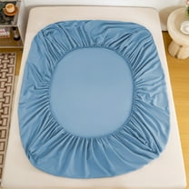 LuxeLiving Fitted Sheet Mattress Cover, Non Slip Bed Cover, Full Cover Protector, Polyester, 200x180x30cm, Soft Breathable, Shrinkage Resistant, Fade Resistant, Travel Use