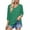 Green, variant on Women's Color Button Shirt, Short Sleeve Tunic Blouse with Pocket, Casual Work Shirt with Collared Neck, Relaxed Fit Button-Down Top for Fall, Comfortable and Stylish Short Sleeve Blouse