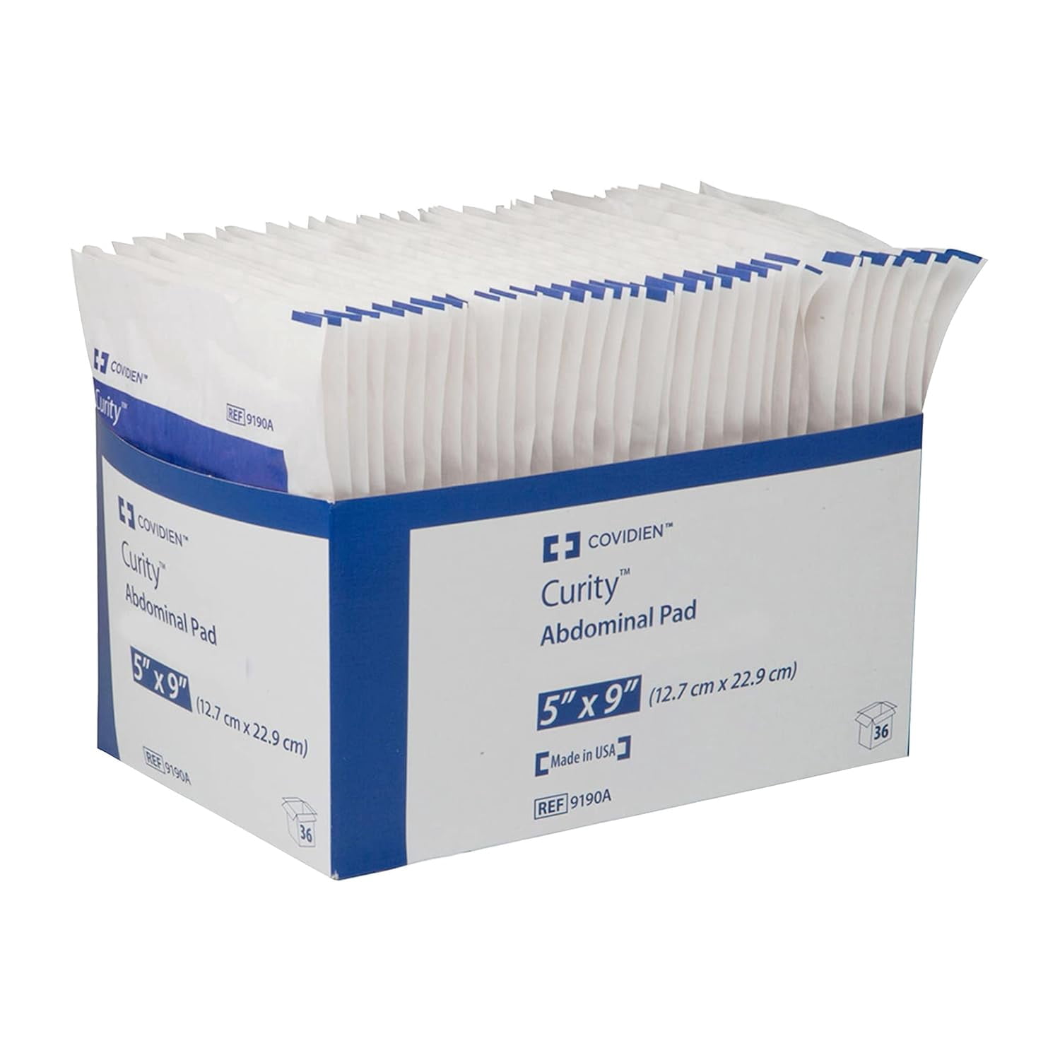 Kendall Tendersorb Wet Pruf Barrier Abdominal Gauze Pads #9190A, 36 Ea