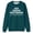 #02 Green, variant on TGPMGRZ Women's Fashion Hoodies & Sweatshirts Cute Oversized Crewneck Long Sleeve Shirts Fall Winter Clothes #01 Light Blue, Size M