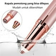 thumbnail image 4 of Recortador de cejas eléctrico para mujer, lápiz moldeador de cejas, removedor de vello facial para maquillaje, afeitadoras de cejas automáticas indoloras, depiladora, 4 of 5