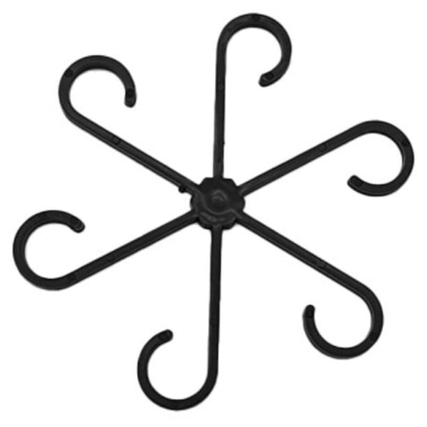 Reutilizable Planta Tallo Plegable Herramientas de Jardinería Stakeless Vine Soporte Planta Tallo Soporte Negro