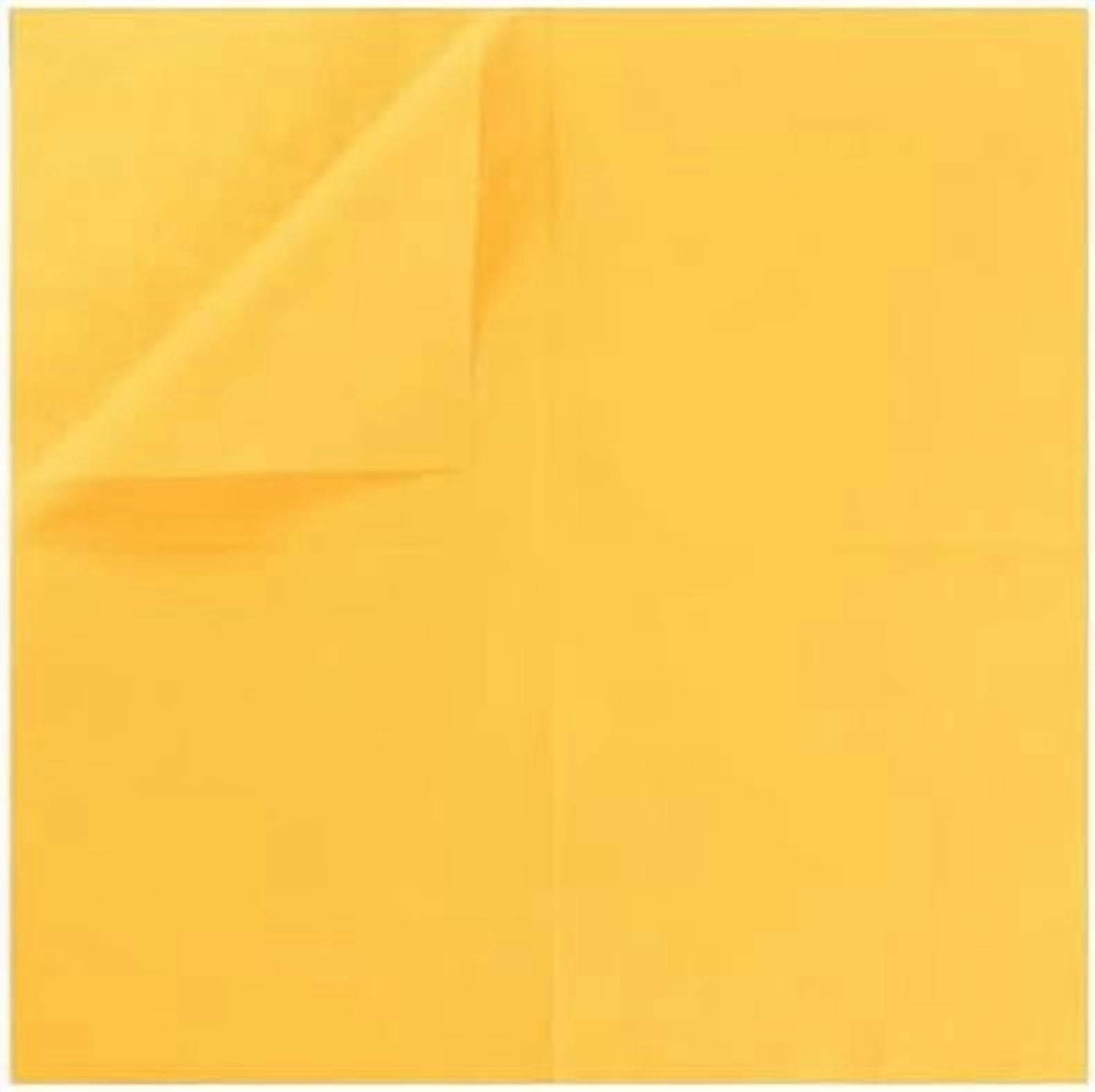 200 Pack Cocktail Napkin 2-Ply Dessert Napkins Folded 5 x 5 Inches Disposable Napkins for Dinner Wedding Birthday Party Bridal Anniversary Reception Event (200, Yellow)