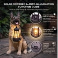 thumbnail image 2 of German Shepherd Statue Outdoor Decor with Solar Lantern and Sign, Lifelike Sitting Dog Garden Sculpture Animal Figurine Yard Art for Front Porch Patio Lawn and Pathway, 2 of 17