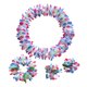 thumbnail image 1 of Juego de guirnaldas hawaianas, juego de pancartas de flores artificiales para fiestas tropicales, accesorio de disfraz de verano kenally HA7020-01B, 1 of 6