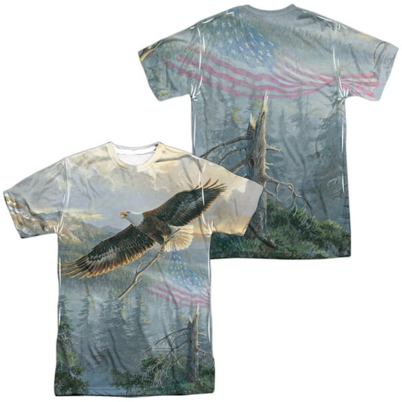 Wild Wings Rebuilding America Unisex Adult Sublimated Costume T Shirt (Front/Back), X-Large Multicolor