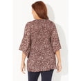 thumbnail image 2 of Catherines Women's Plus Size Bejeweled Pleated Blouse, 2 of 6