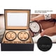 thumbnail image 5 of Caja enrolladora automática para reloj 4 + 6, caja de almacenamiento para reloj de pulsera, reloj mecánico, 100-240V (enchufe estadounidense), 5 of 12