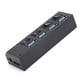 thumbnail image 1 of USB 3.0 Hub USB Splitter USB Port USB Adapter USB Hub Charger Multi USB Port ExpanderConcentrador USB 3.0, puerto USB Transmisión estable y confiable de 5 Gbps para teclado LHCER NONE, 1 of 5