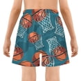 thumbnail image 5 of joogoo Basketball-a1 Boys Swim Trunks Beach Swimsuit Shorts Boxer 5-6T, 5 of 8