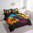 thumbnail image 3 of Castle Fairy Abstract Motocross Bedding Comforter Set,Extreme Sport Queen Bedding Sets, 3 of 8