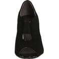 thumbnail image 2 of LifeStride Womens Carla Faux Suede Open Toe Pumps, 2 of 8