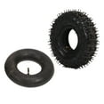 thumbnail image 3 of 4.10/3.50-4 Tyre Tube, 7mm Deep Tread Tire Inner Tube Set Wearproof  For Lawn Mowers Hand Trucks For 4in Rim, 3 of 8