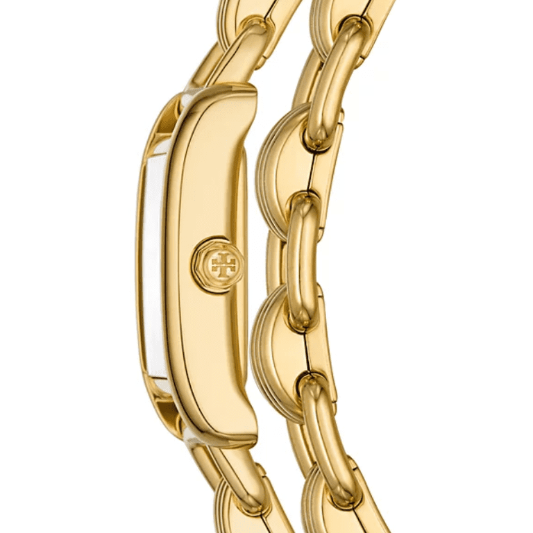 Tory Burch Women\'s Mini Eleanor Cream Dial Watch - TBW1067 Mini Eleanor Watch, Ivory/Gold | Tory Burch KSA main image 3