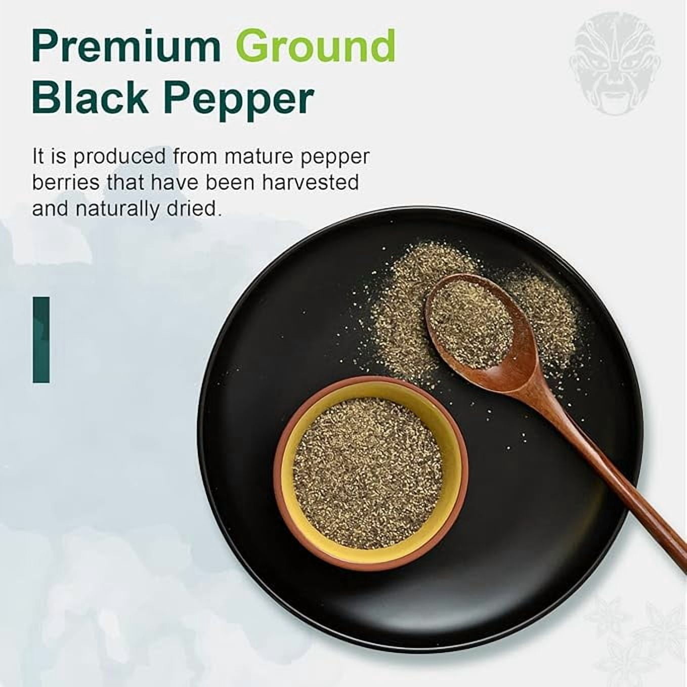 Soeos Table Ground Black Pepper - 2 Pack (36 oz Total)