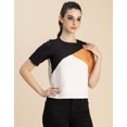 thumbnail image 3 of Moomaya Short Sleeve Round Neck Regular Fit Solid Top - Women's Casual Solid Top, 3 of 9