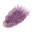 thumbnail image 2 of Peluca de pelo de muñeca Alambre de alta temperatura Pelo largo 1/3 Peluca de repuesto de muñeca ondulada DIY para muñeca de 8,3 a 9,4 pulgadas Púrpura, 2 of 5