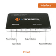 thumbnail image 3 of J-Tech Digital JTD0104/4K Most Advanced 4 Ports HDMI 1X4 Powered Splitter Support Ultra HD 4K 3840 A 2160 Resolution and 3D, 3 of 7