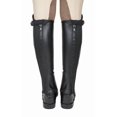 thumbnail image 3 of Medias Polainas TuffRider Belmont de Cuero Negro XS, 3 of 3