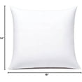 thumbnail image 5 of Sofa Couch Bed with Throw Pillow Inserts, Hypoallergenic Square Pillow Forms, Premium 7D PP Fill, Fluffy & Firm Cushion Inserts for Decorative Pillow Covers, 5 of 5