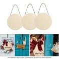 thumbnail image 2 of HAMPPLIES 3 Sets Round Door Sign Diy Wooden Circle Unfinished Blank Wood Pendants For Craft Enthusiasts, 2 of 8